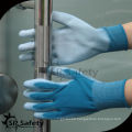 SRSAFETY pu palm coated gloves safety work golves